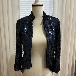 Gryphon Navy Sequin Blazer